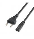 Cable alimentación aisens a132-0173 forma 8 - cee7/16/m-c7/h - negro- 1.5m - 100% cobre puro awg18 - Imagen 1