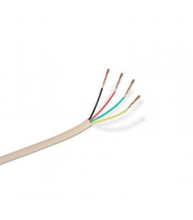 Cable de teléfono aisens a143-0321 4c - beige - 100 metros - Imagen 1