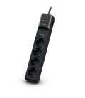 Regleta con interruptor Cyberpower P0420SUD0-DE/ 4 Tomas de corriente/ 2 USB/ Negra