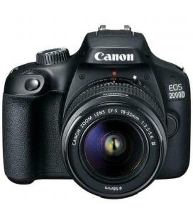 Camara digital reflex canon eos 2000d + 18 - 55 - cmos - 24.1mp - digic 4+ - full hd - 9 puntos referencia - wifi - nfc