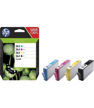 HP 364 multipack (4colores) N9J73AE - Imagen 1