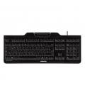 Cherry Teclado+lector chip integrado (DNIe) Negro - Imagen 1