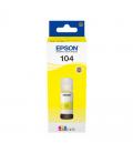 Botella de tinta amarillo epson 104 ecotank - contenido 65 ml - compatibilidad según características - Imagen 2