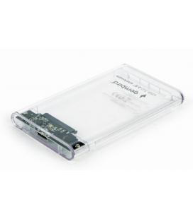 CARCASA DISCO DURO GEMBIRD SATA USB 3.0 2,5" TRANSPARENTE - Imagen 1