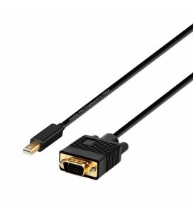 Adaptador mini displayport a vga aisens a125-0362 - conectores mini dp/m-vga/m - negro - 2m - Imagen 1