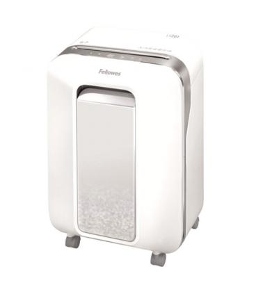Destructora fellowes lx201 blanca - corte en partículas 2*12mm - papelera capacidad 22l - seguridad p-5 - destruye - Imagen 1
