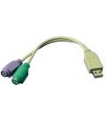 ADAPTADOR USB-M A 2X PS2-H LOGILINK AU0004A - Imagen 6