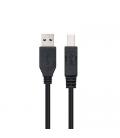 CABLE USB(A) 3.0 A USB(B) 3.0 NANOCABLE 2M NEGRO - Imagen 5