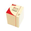 Notas adhesivas apli - pack de 12 uds - bloc 100 hojas - amarillo - 75 x 75mm