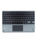 Teclado bluetooth subblim smbt51 con touchpad smart blacklit grey - bt 3.0 - teclas iluminadas - batería 420mah - compatible - I