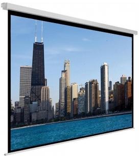 PANTALLA PROYECTOR MANUAL PLUSSCREEN NUBI 4:3 170X127 84" BORDES NEGROS - Imagen 1