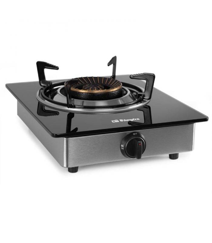 Hornillo orbegozo fo 1720 - gas butano/propano - encendido piezoeléctrico -  1 quemador - triple corona - 30.6*15*38.3mm - uso