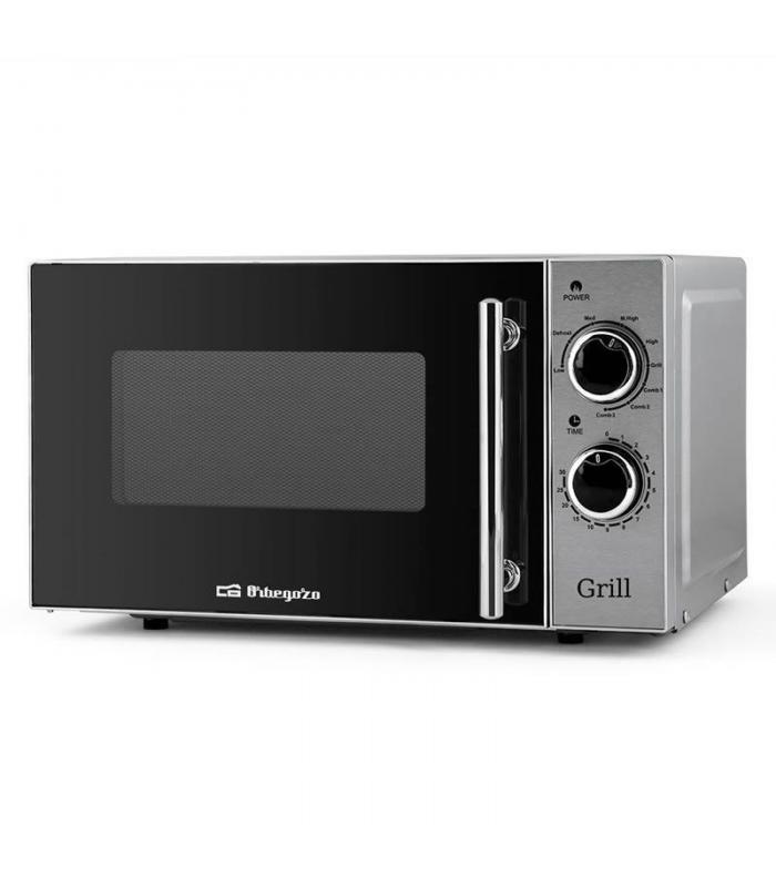 Microondas con grill orbegozo mig 2550 - 700w / grill 900w - 20 litros - 5  niveles potencia - diámetro plato 24.5cm