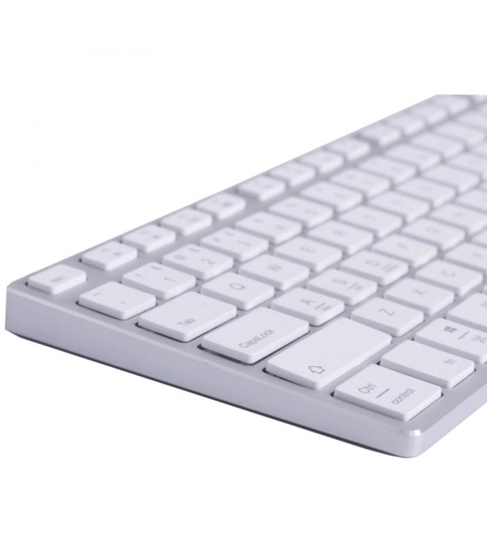 Teclado bluetooth subblim 3ade300 advance extended silver bt3.0
