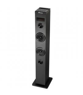 Torre de sonido ngs sky charm - 50w - bt - fm - usb/aux in/optica - pantalla led - carcasa madera - mando a distancia