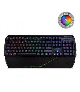 Teclado mecánico gaming woxter stinger rx 2000 k - 104 teclas antighost - switches byk816 - retroiluminacion led rgb - cable