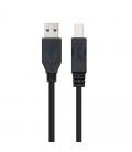 Cable usb 3.0 impresora nanocable 10.01.0802-bk - conectores usb tipo a macho/usb tipo b macho - 2m - negro - Imagen 6