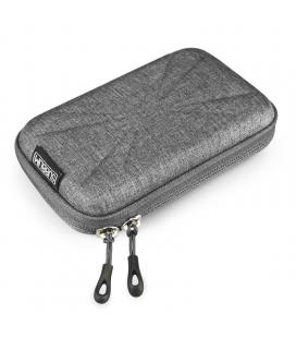 Funda subblim hdd business grey para disco de 2.5'/6.35cm - exterior rígido - interior acolchado - bandas elásticas