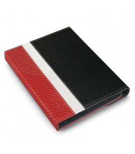 Funda subblim clever ebook para e-reader 6'/15.24cm red - material exterior símil fibra de carbono - cierre mediante solapa