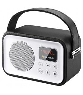 Radio portátil bluetooth sunstech rpbt450 black - 2.5w rms - fm - bt4.0 - pantalla led - lector tarjetas tf/usb/aux-in