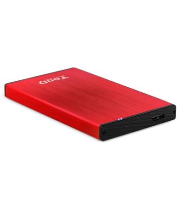 Tooq TQE-2527R Caja HDD 2.5" USB 3.1 Gen1/USB 3.0 - Imagen 1