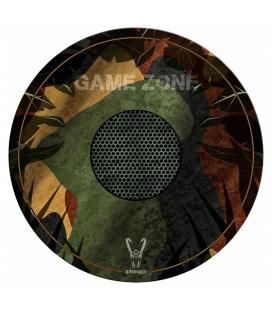 Alfombra gaming woxter stinger floorpad camuflaje - diámetro 120cm - microfibra con base caucho - lavable