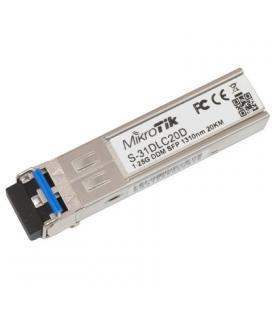 Mikrotik S-31DLC20D Módulo Fibra SFP MonoModo 20Km