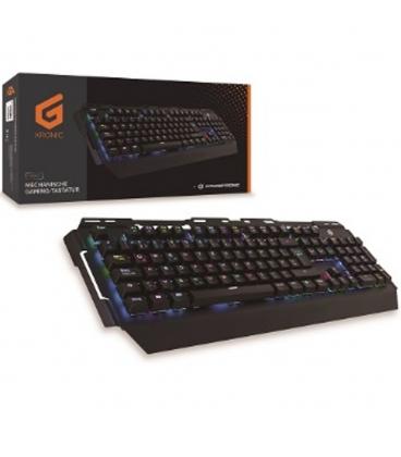 Teclado gaming conceptronic kronic01es mecanico rgb usb 8 teclas programables - Imagen 1