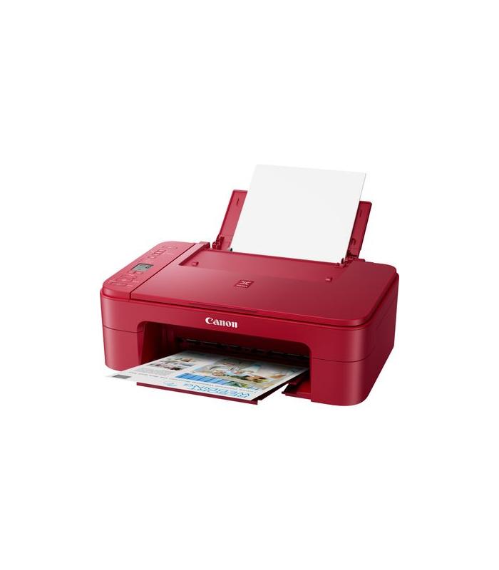 Impresora Multifuncional Canon PIXMA TS3352 Roja Wifi de inyección de tinta  - Efecto2000