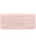 Teclado logitech k380 multi - device bluetooth rosa - Imagen 1