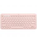 Teclado logitech k380 multi - device bluetooth rosa - Imagen 1