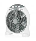 Ventilador de suelo orbegozo box fan bf 1030 - 45w - aspas 30cm - 3 velocidades - temporizador - base estable - asa transporte -