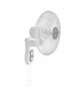 Ventilador de pared orbegozo wf 0139 - 50w - aspas 40cm - 3 velocidades - temporizador - cabezal oscilante multi orientable - - 