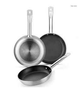 Sartén profesional monix m431236 - ø36cm - espesor base 4mm - aluminio forjado - titanio reforzado - apta para inducción - Image