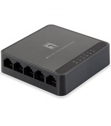 Switch sobremesa level one 5 puertos fast ethernet 10 - 100 - Imagen 1