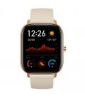 RELOJ INTELIGENTE HUAMI AMAZFIT GTS DESERT GOLD - PANTALLA 1.65"/4.19CM - BT 5.0 - SENSOR FRECUENCIA CARDIACA - GPS -