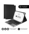 Funda con teclado subblim keytab pro bluetooth touchpad black - para tablet 10.1'/25.6cm - batería 420mah - comp. - Imagen 1