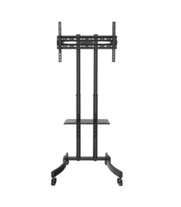 Soporte de pie con ruedas fonestar sts-4664n para tv de 37'-70'/94-178cm - peso max soportado 40kg - vesa 600*400 max - bandeja 