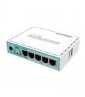 Router mikrotik hex - 5 puertos ethernet gigabit - cpu dual core 880mhz - 256mb ram - usb - microsd - routeros l4 - Imagen 2