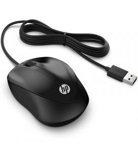 Ratón con cable hp 1000 - óptico - 1200dpi - scroll + 3 botones - cable usb 1.5m - color negro - Imagen 1