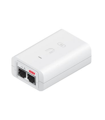 INYECTOR POE UBIQUITI POE-24-12W-WH POE ADAPTER 24V 5A 10/100 BLANCO - Imagen 1