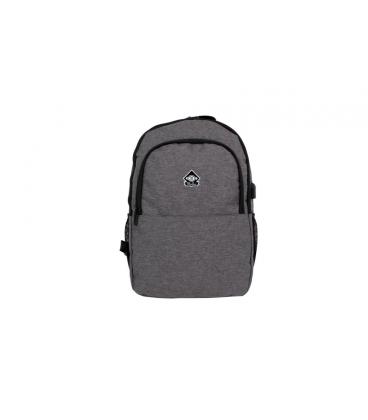 MOCHILA MAILLON BACKPACK GINEBRA USB 16" GRIS - Imagen 1