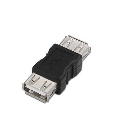 Adaptador usb 2.0 aisens a103-0037 - conectores usb tipo a hembra en ambos extremos - negro - Imagen 1