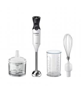 Batidora bosch ergomixx blanco/antracita - 800w - 12 velocidades + pulsador turbo - 4 cuchillas - accesorio picador - varilla - 