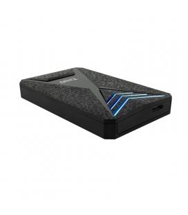 Tooq TQE-2550BL Caja HDD 2.5" USB 3.1Gen1 LED Azul