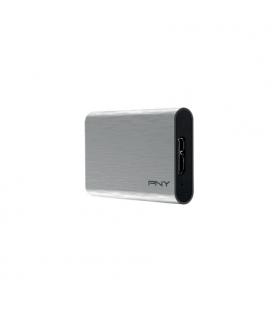 PNY ELITE PORTABLE SSD 480GB USB 3.0 PLATA - Imagen 1