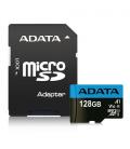 ADATA MICROSDHC 128GB CL10 UHS-I CON ADAPTARDOR - Imagen 3