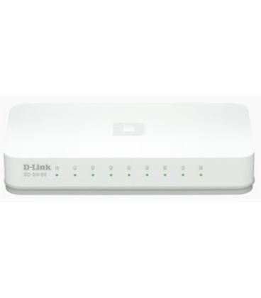 D-Link GO-SW-8E Switch 8p 10/100Mbps Green - Imagen 1