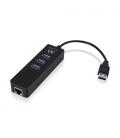 EWENT USB3.1 Gen 1 Hub 3 ports + 1 port Gigabit Lan, USB powered - Imagen 11