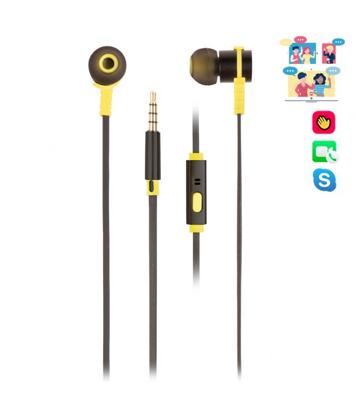 Auriculares ngs crossrallyblack - tecnologia voz assistant - 20hz - 20khz - 95db - jack 3.5mm - cable 1.2m